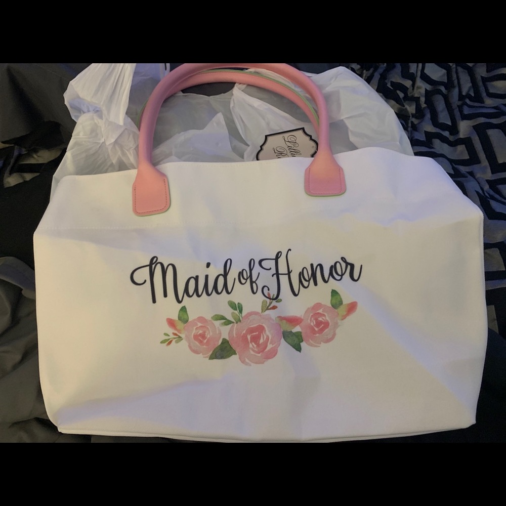 Maid of honor canvas bag